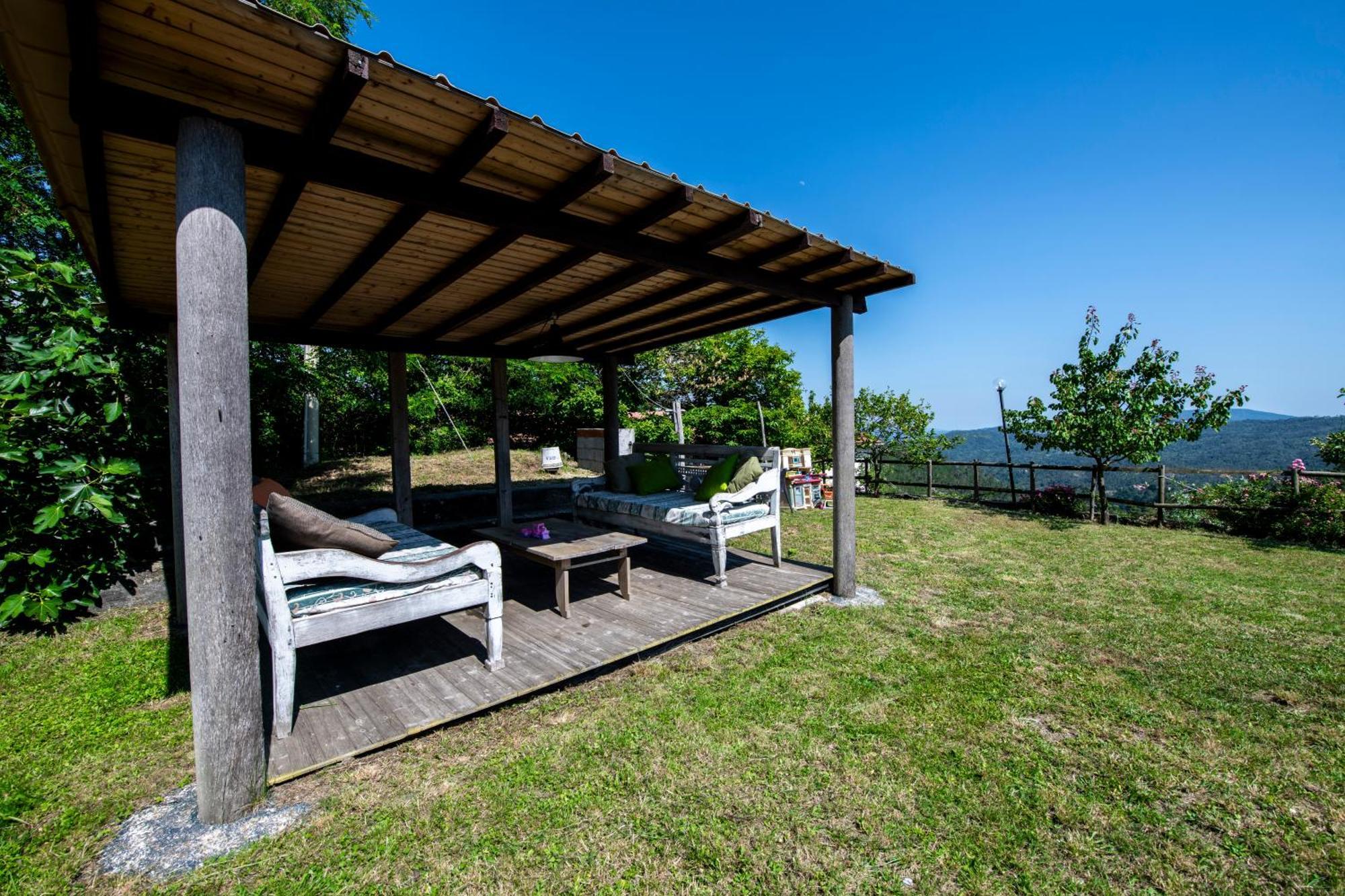 211 - Appartamento Acacia, Terrazza Giardino E Piscina Carro Eksteriør bilde